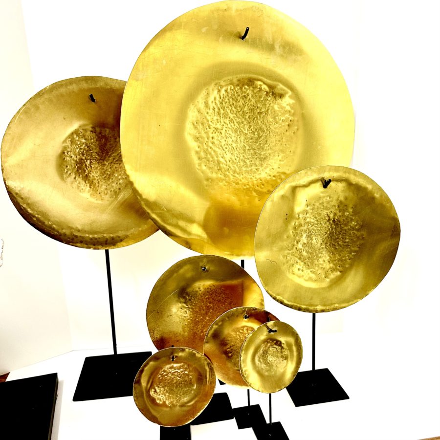 Robert Lee Morris Iconic 18" diameter  Discs Sculpture