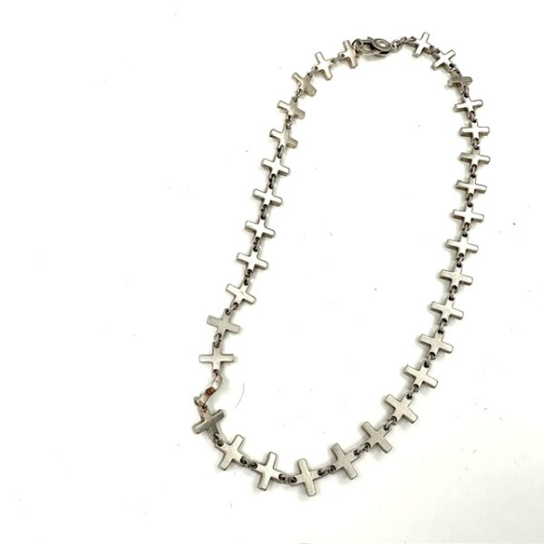 Robert Lee Morris Sterling Silver Classic Cross Chain 20"