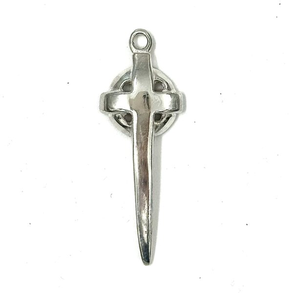 Robert Lee Morris Silver Celtic Dagger Cross Pendant