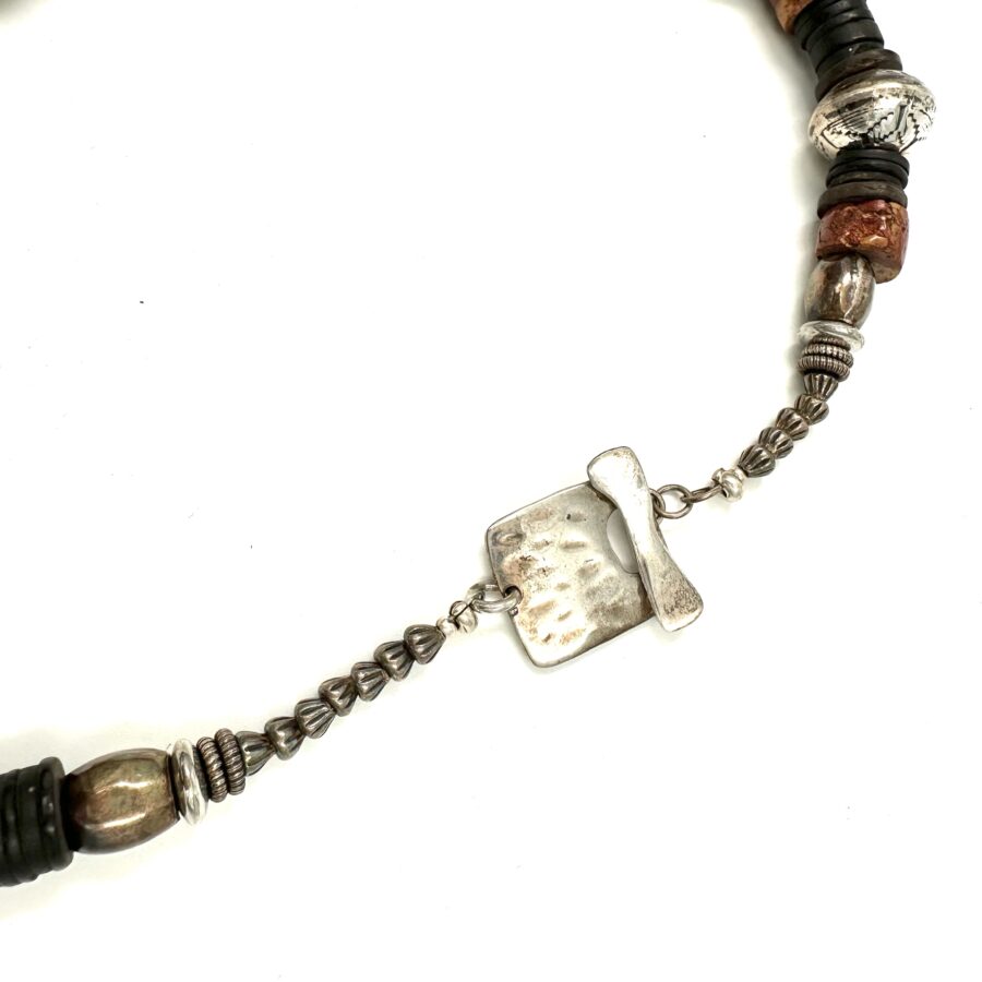 Robert Lee Morris Brass Fishtail Pendant Necklace - Image 4