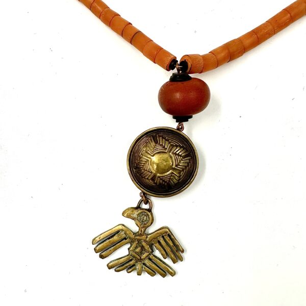 Robert Lee Morris Peruvian Eagle Necklace