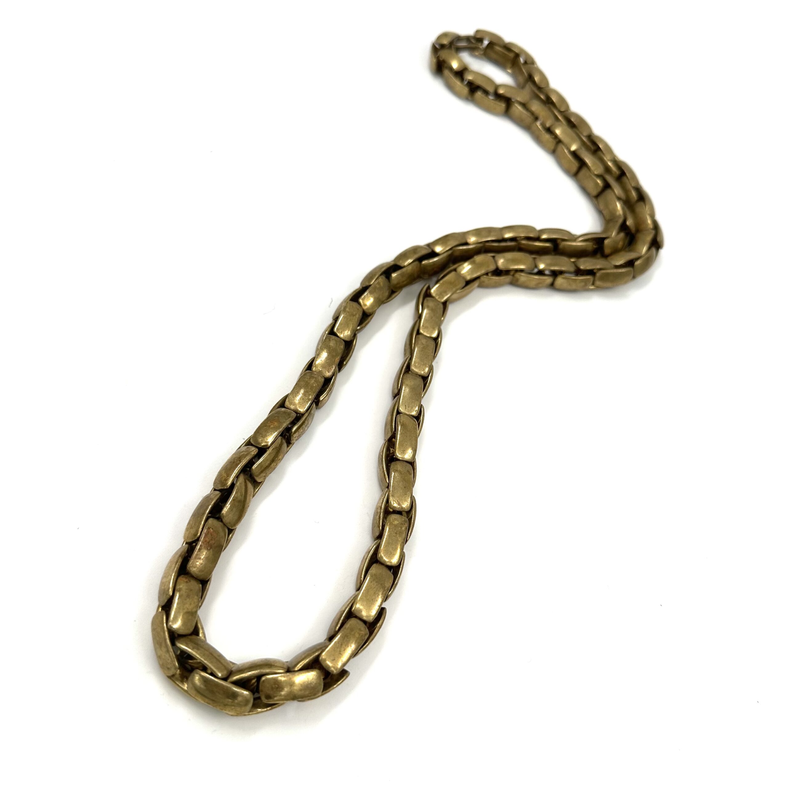 Robert Lee Morris Oxidized Brass Braid Chain