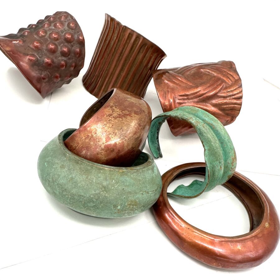 Robert Lee Morris Copper Baby Bubble Bangle - Image 5
