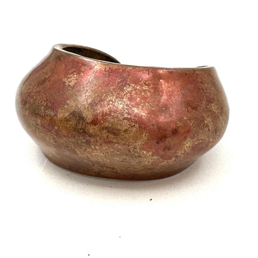 Robert Lee Morris Copper Bagel Cuff 1981 - Image 3