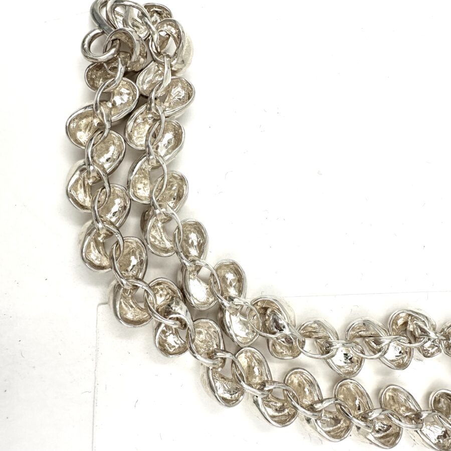 Robert Lee Morris Sterling Silver Small Beta Link Necklace - Image 3