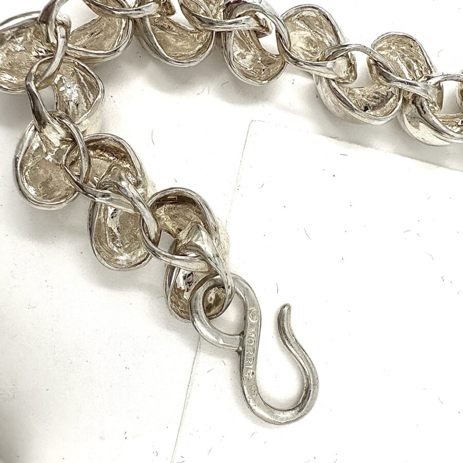 Robert Lee Morris Sterling Silver Small Beta Link Necklace - Image 2