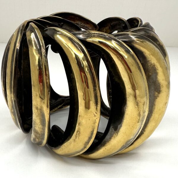 Robert Lee Morris Colossal Brass Buckle Bracelet