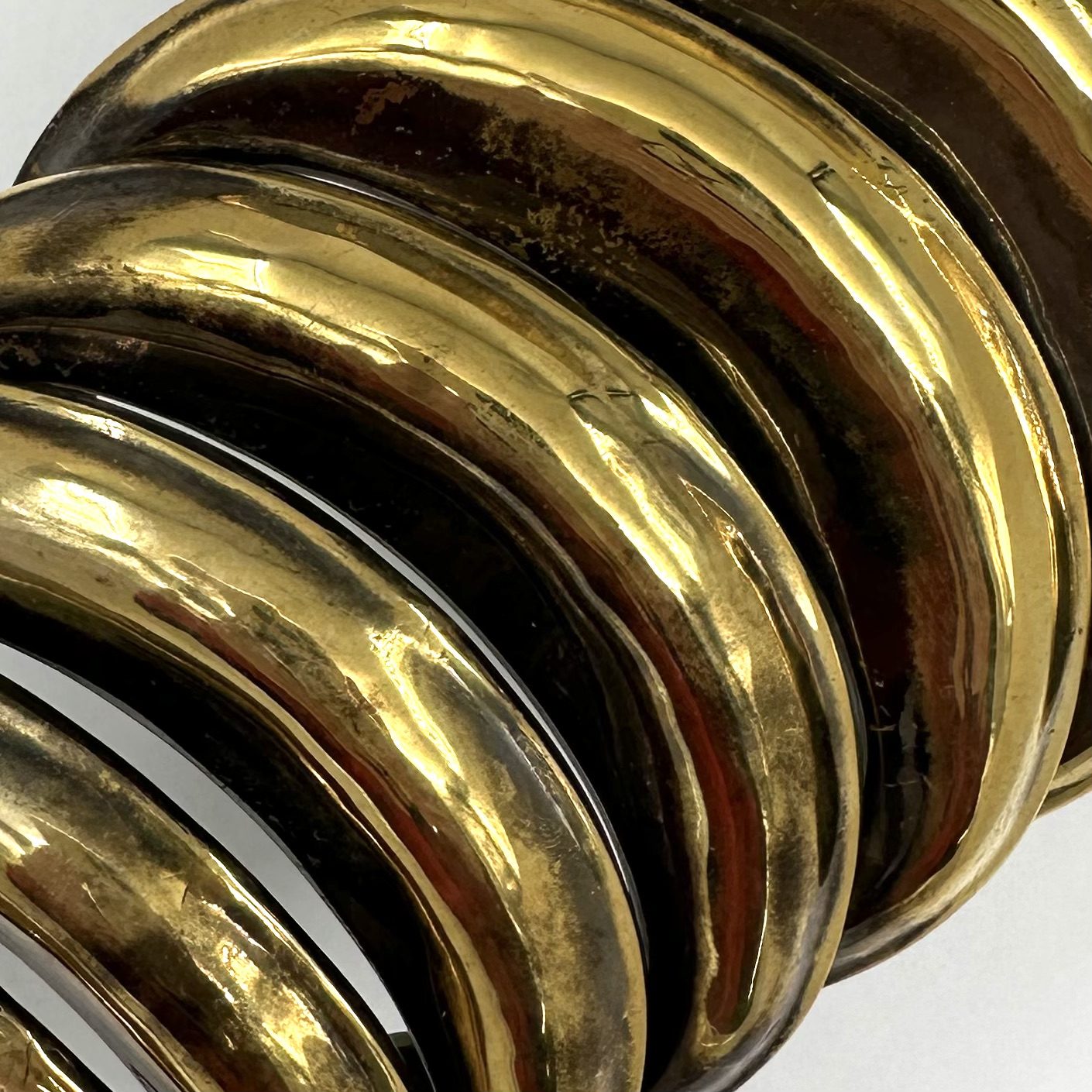 Robert Lee Morris Colossal Brass Buckle Bracelet - Image 4