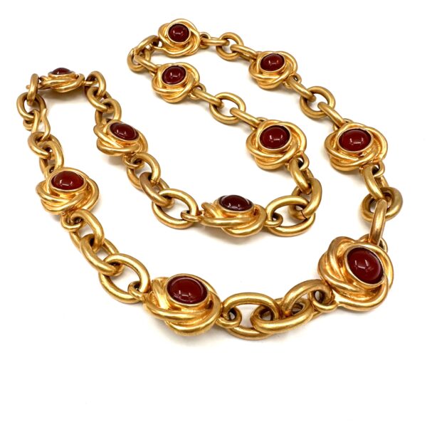 Robert Lee Morris for Donna Karan Carnelian Knot Belt