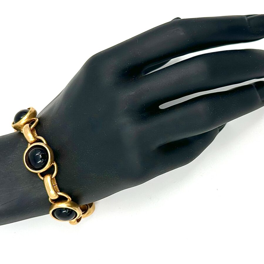 Robert Lee Morris for Donna Karan Onyx bracelet