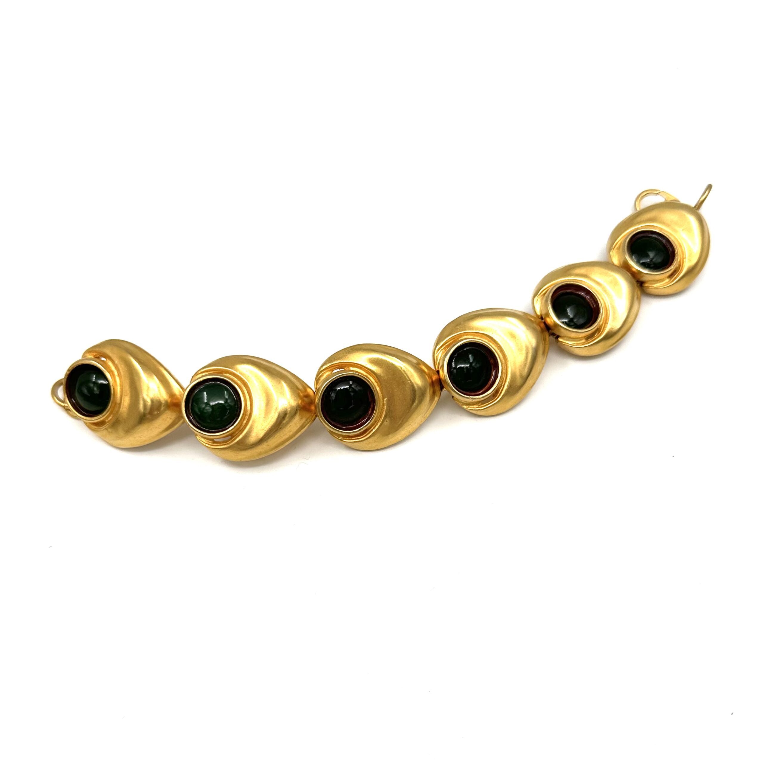 Robert Lee Morris for Donna Karan Bonnet Bracelet Onyx