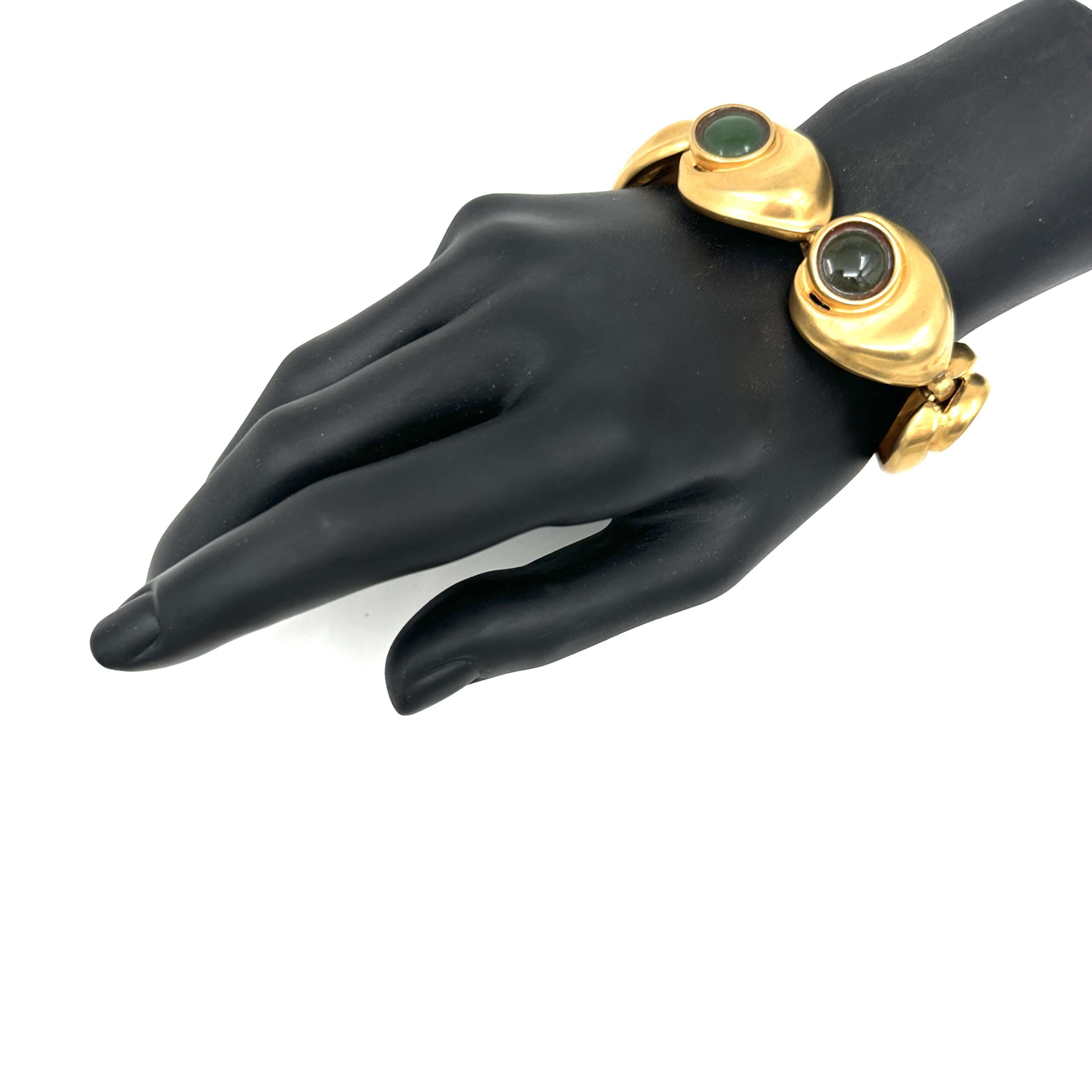 Robert Lee Morris for Donna Karan Bonnet Bracelet Onyx - Image 2