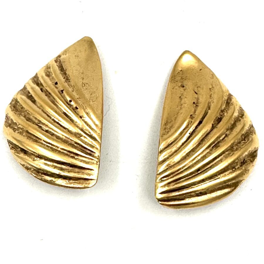 Robert Lee Morris for Donna Karan Shell earrings