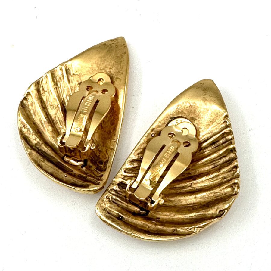Robert Lee Morris for Donna Karan Shell earrings - Image 2