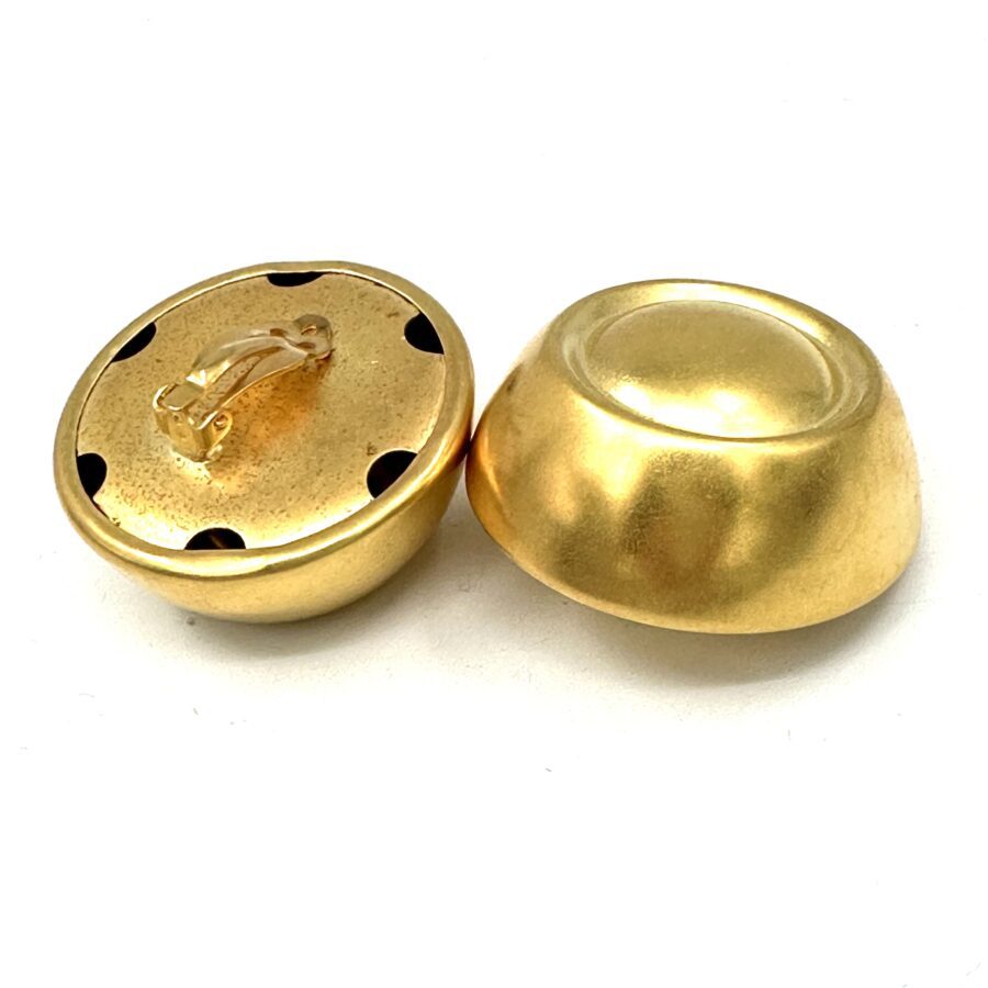 Robert Lee Morris for Donna Karan Colossal High Dome Earrings - Image 2