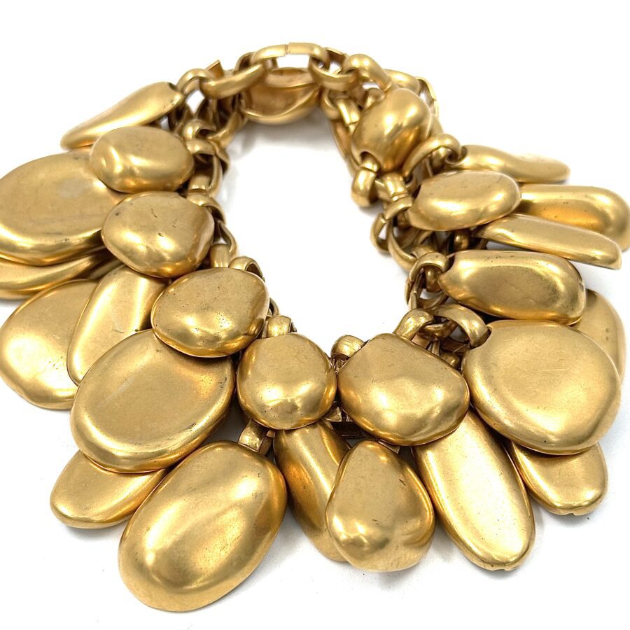 Robert Lee Morris for Donna Karan Pebble Charm Bracelet - Image 3