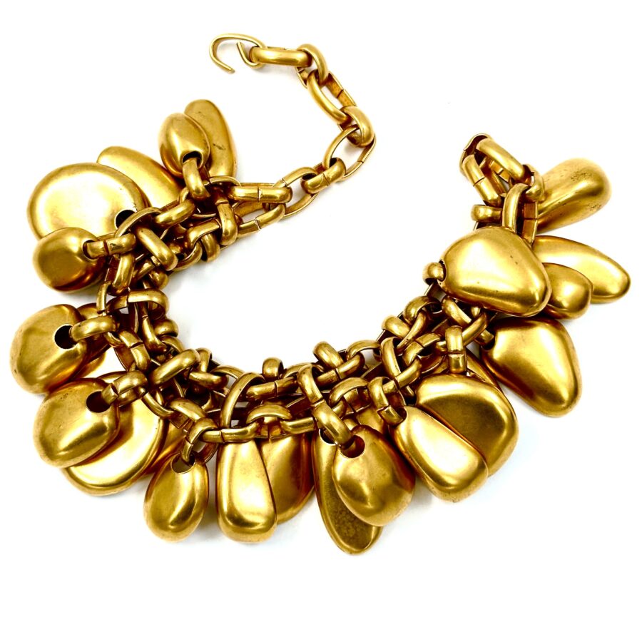 Robert Lee Morris for Donna Karan Pebble Charm Bracelet - Image 2