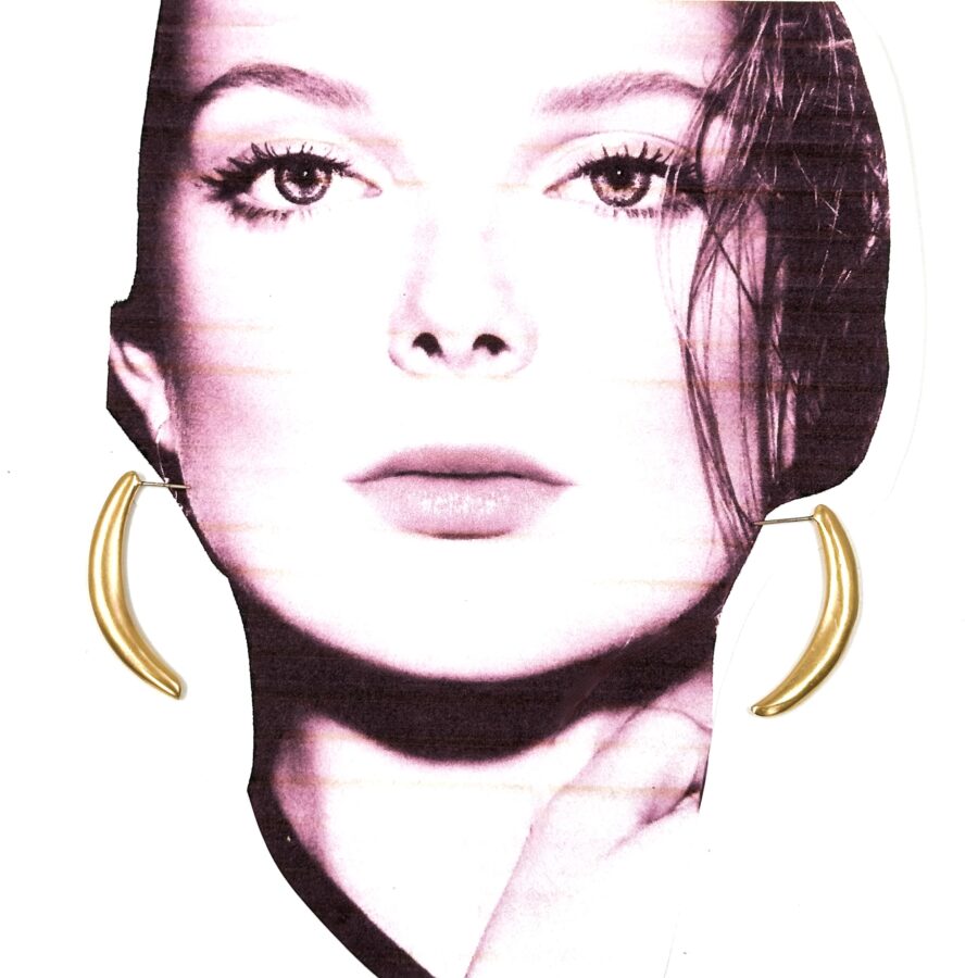 Robert Lee Morris Large Comma Earrings - Image 2