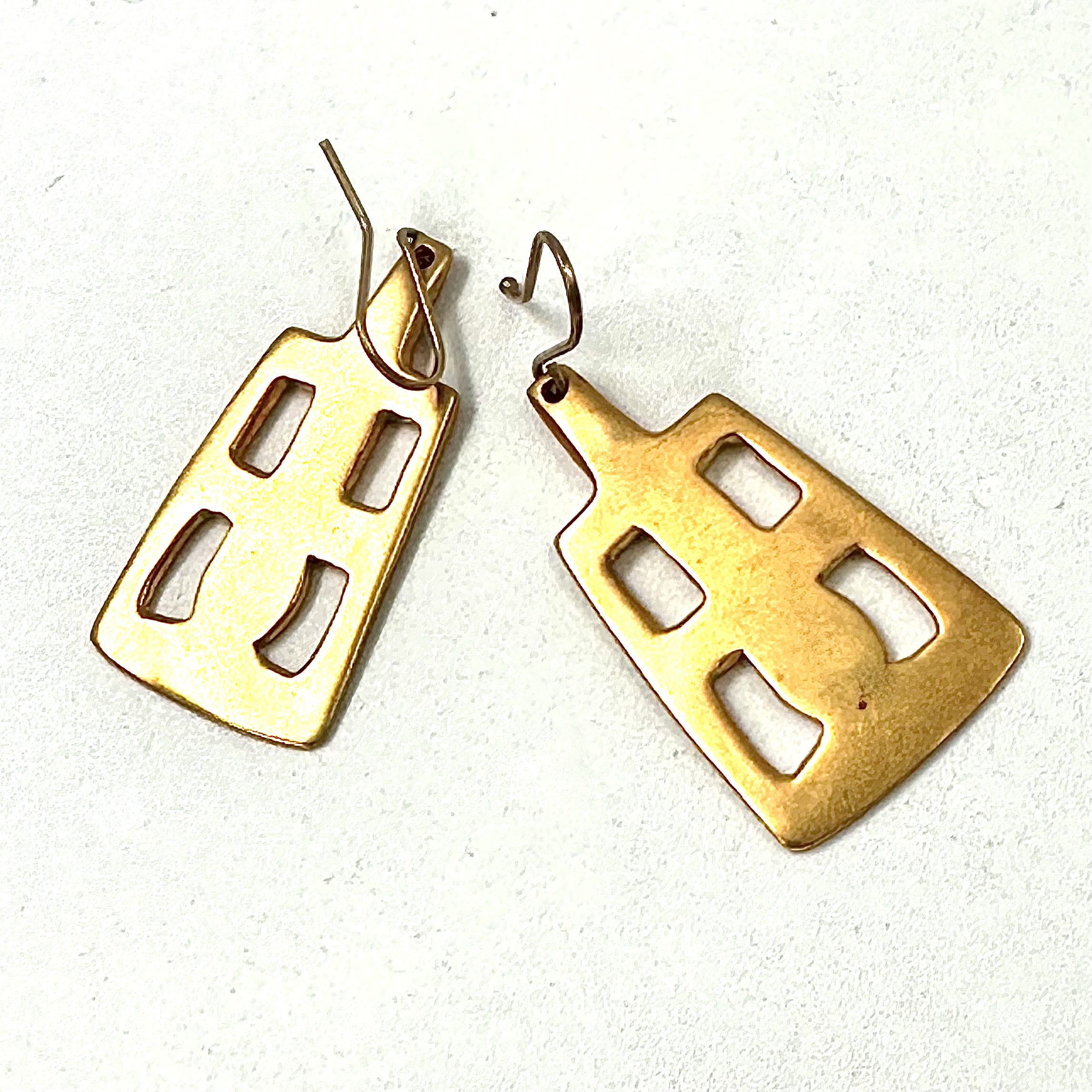 Robert Lee Morris Small Flat Building Earring