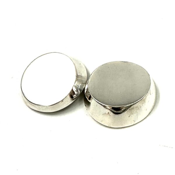 Robert Lee Morris Modern Silver Wedge Disc Earring