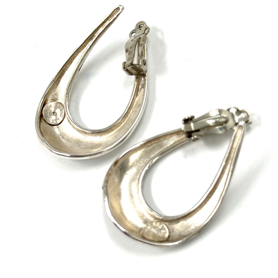 Robert Lee Morris Silver Small Twist Hoop Earrings - Image 3