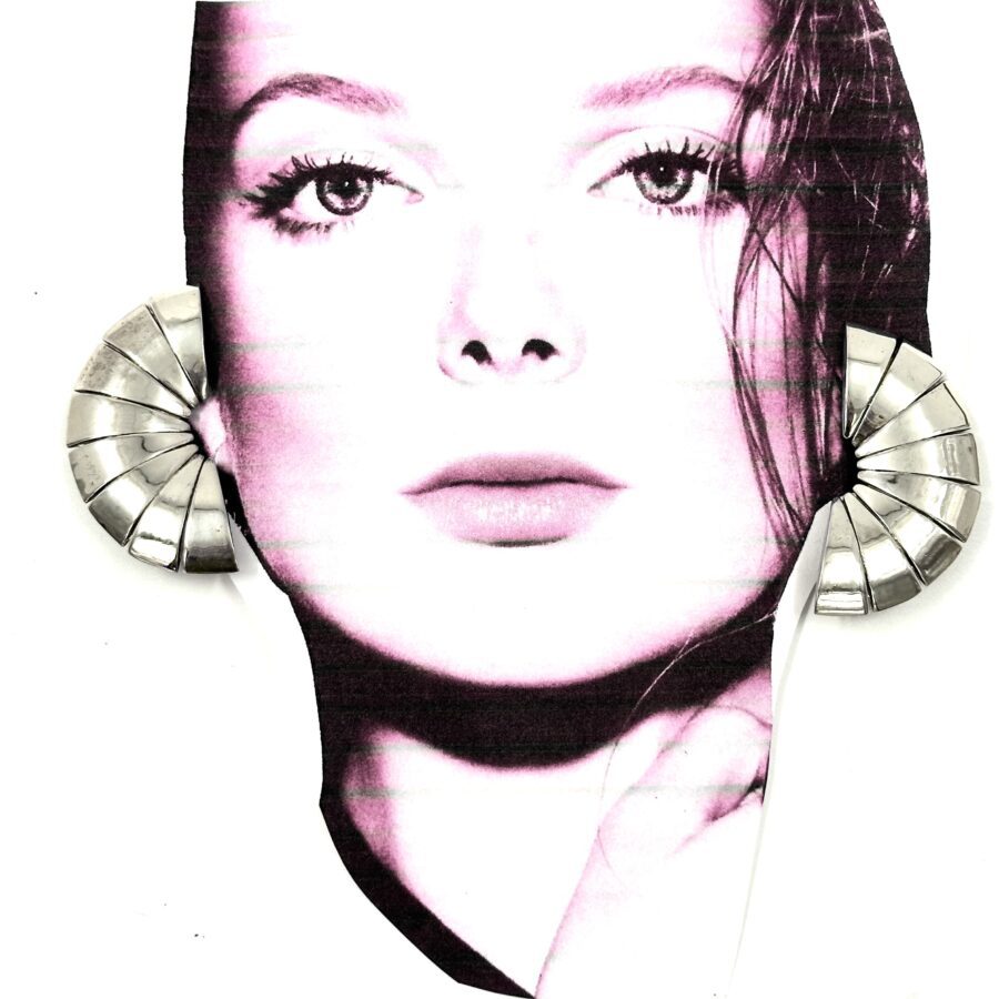 Robert Lee Morris Large Silver Shrimp Earrings - Image 4