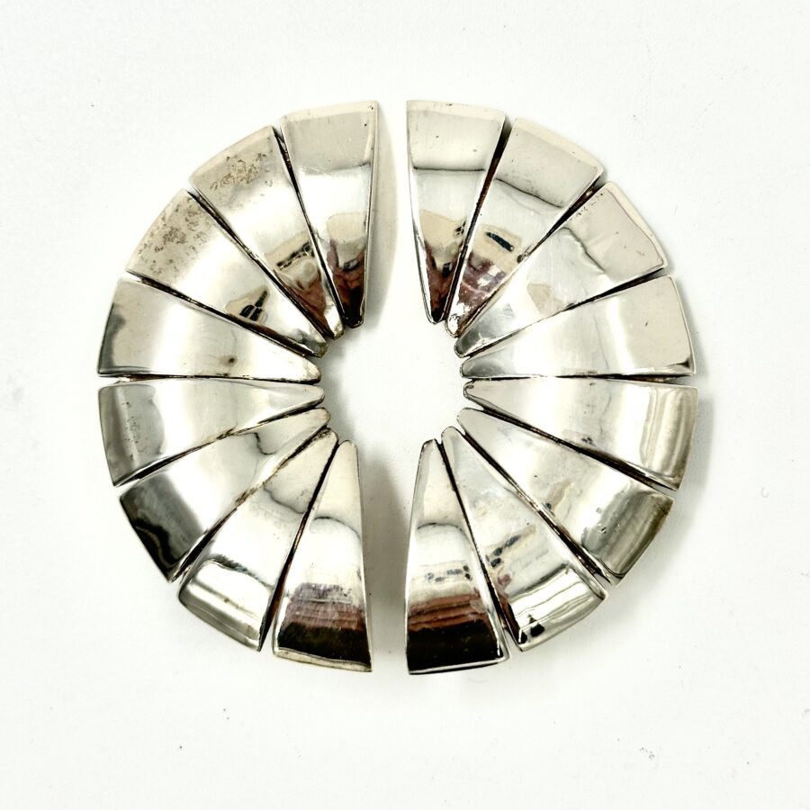 Robert Lee Morris Large Silver Shrimp Earrings