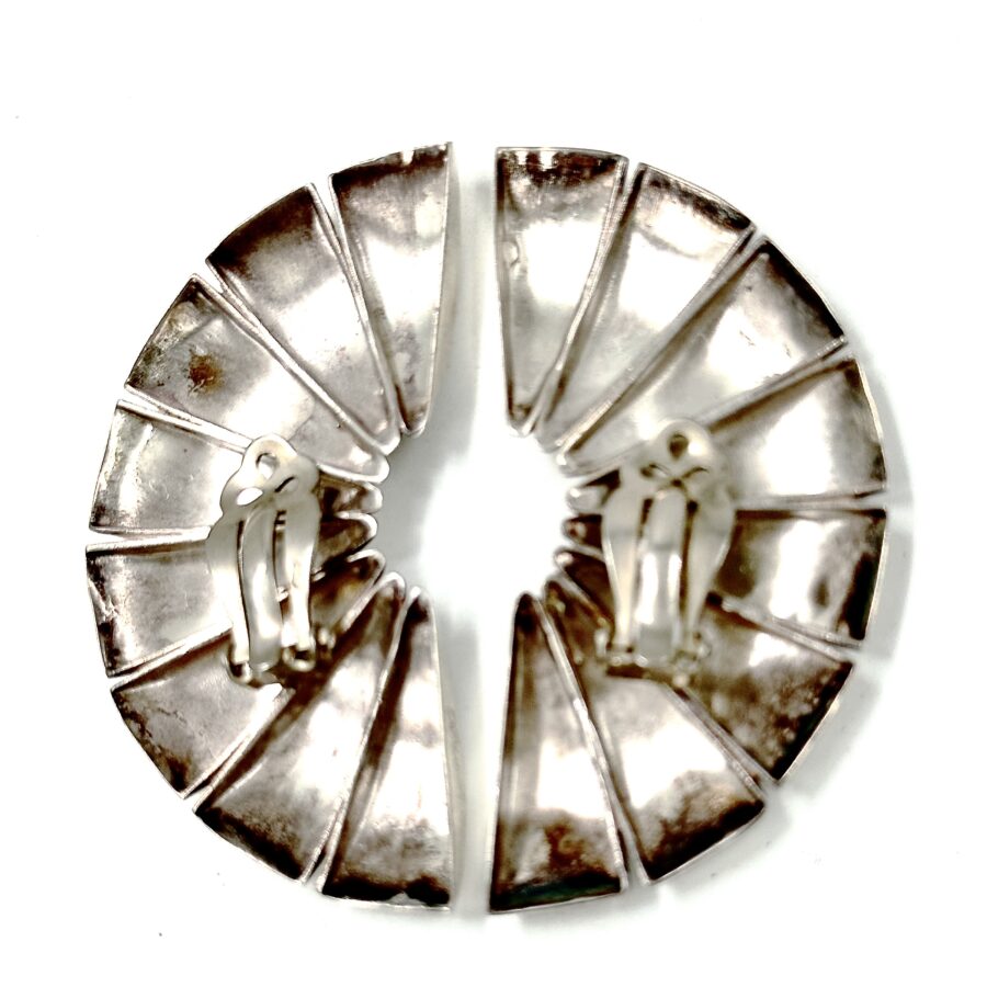 Robert Lee Morris Large Silver Shrimp Earrings - Image 2