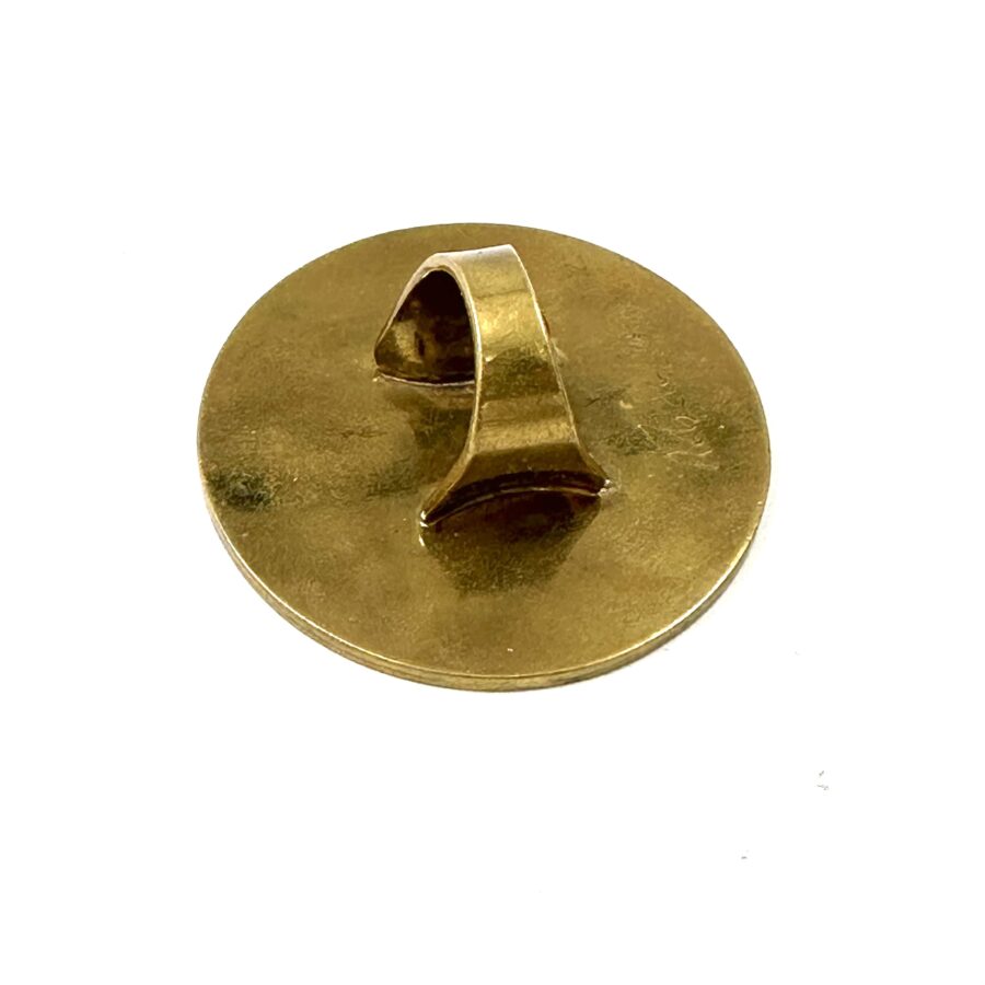 Robert Lee Morris Brass Crop Circle Ring - Image 5