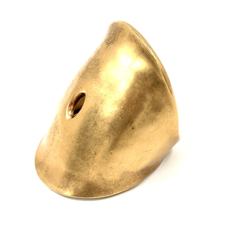 Robert Lee Morris Gold Knothole Alpha Cuff - Image 2