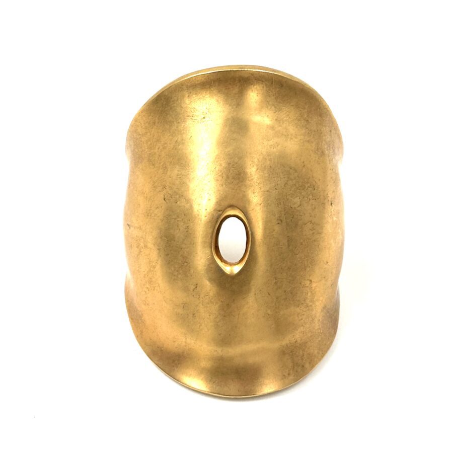 Robert Lee Morris Gold Knothole Alpha Cuff