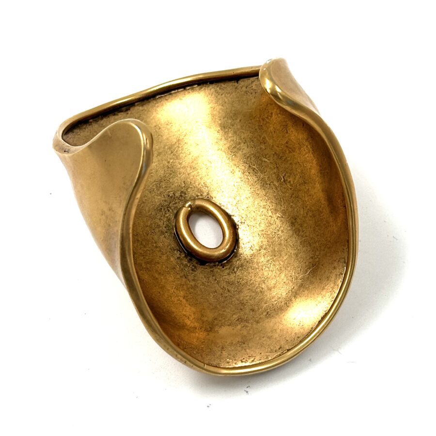 Robert Lee Morris Gold Knothole Alpha Cuff - Image 4