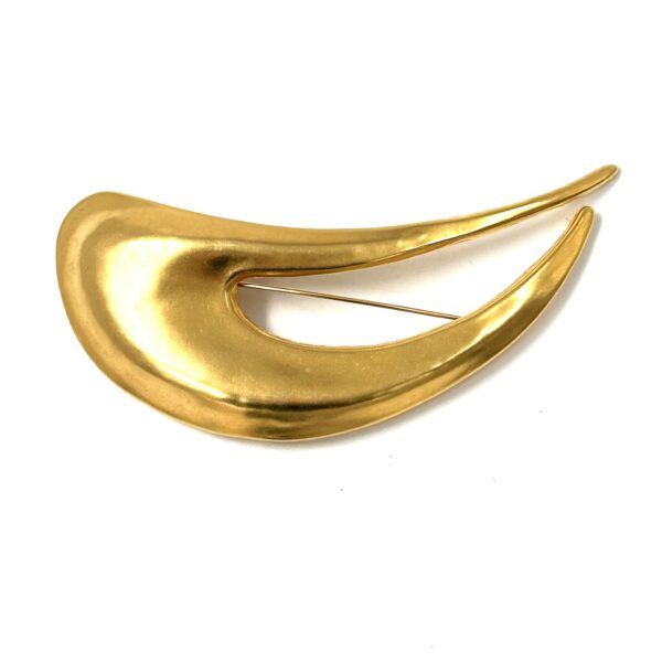 Robert Lee Morris Gold Windswept Pin