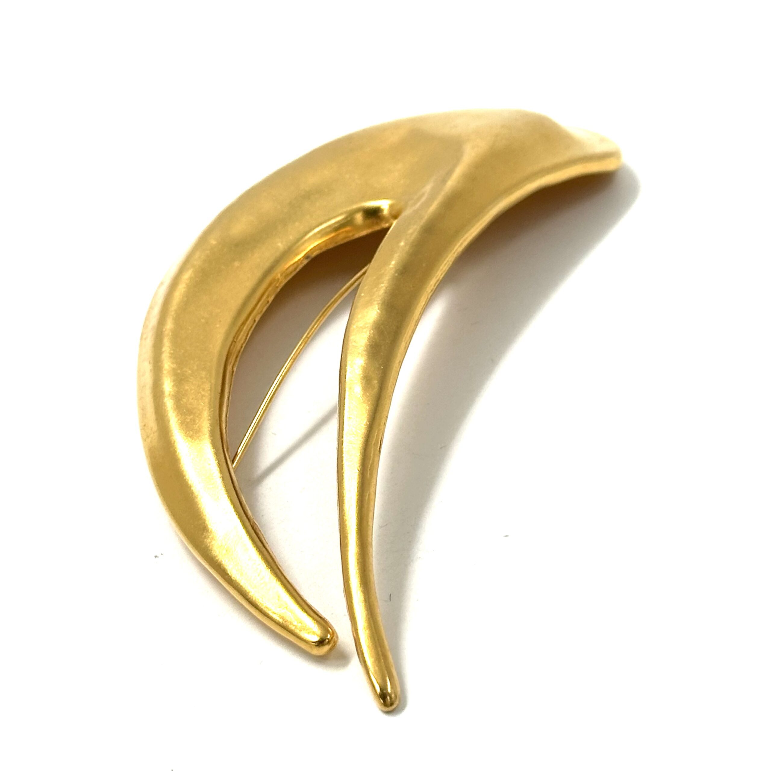 Robert Lee Morris Gold Windswept Pin - Image 2
