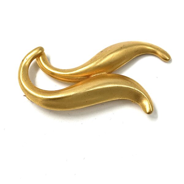 Robert Lee Morris Gold Dolphin Pair Pin