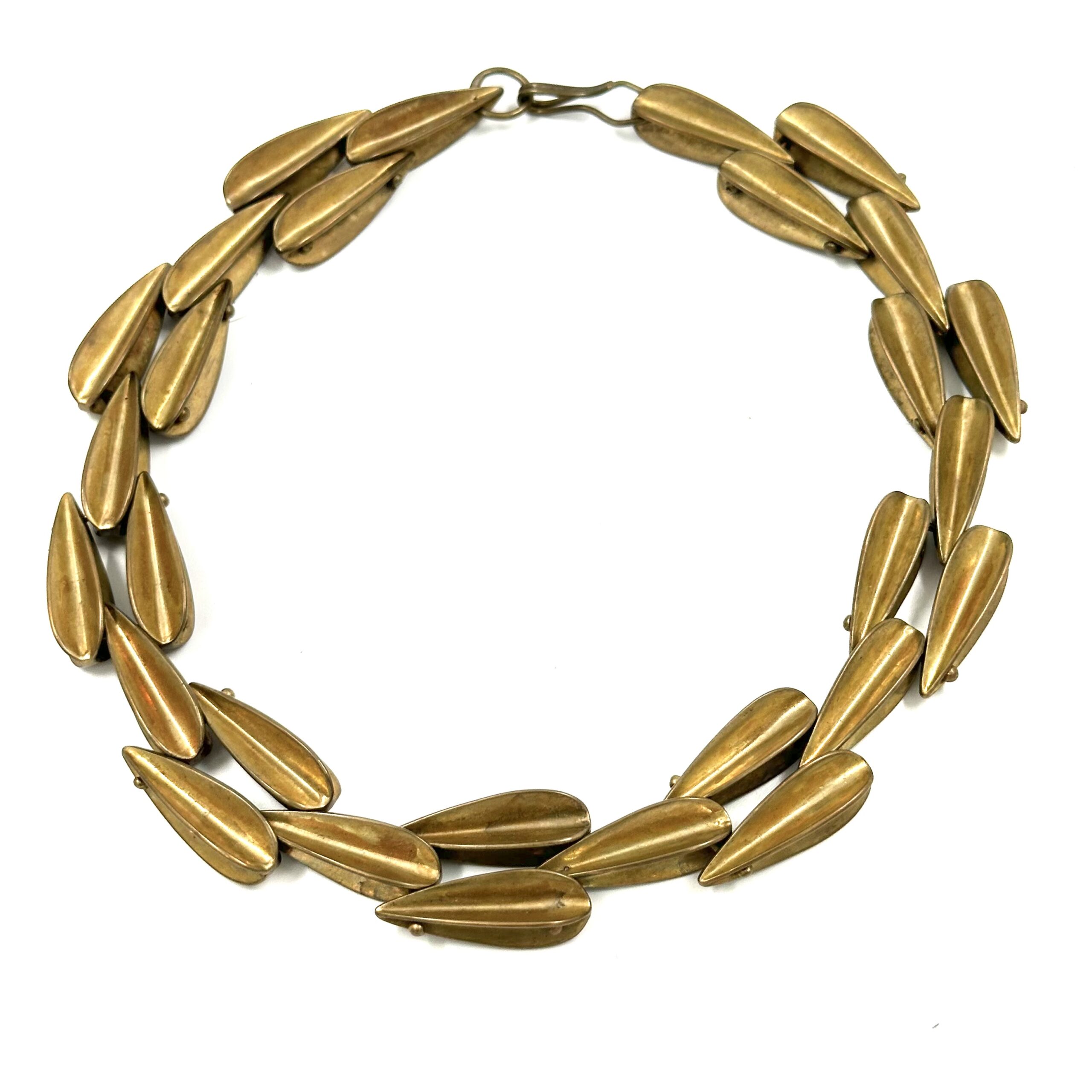 Robert Lee Morris Medium Brass Dart Necklace - Image 2