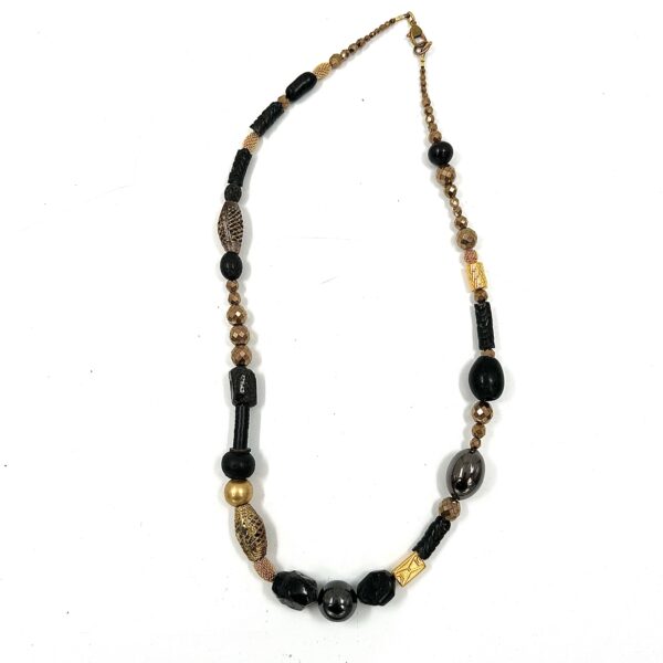 Robert Lee Morris Black & Gold Necklace #6