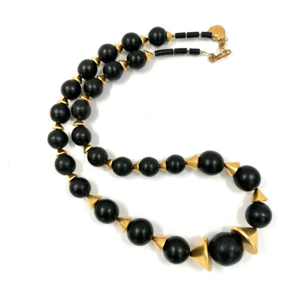 Robert Lee Morris Black & Gold Necklace #8