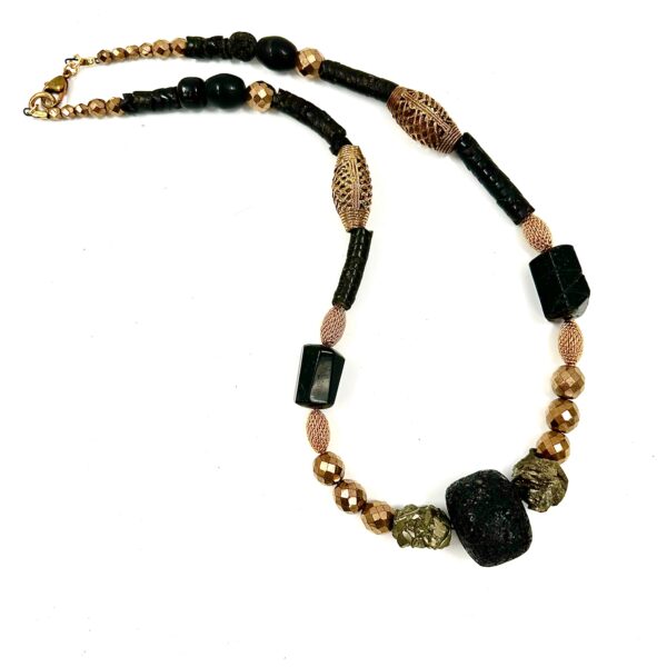 Robert Lee Morris Black & Gold Necklace #7