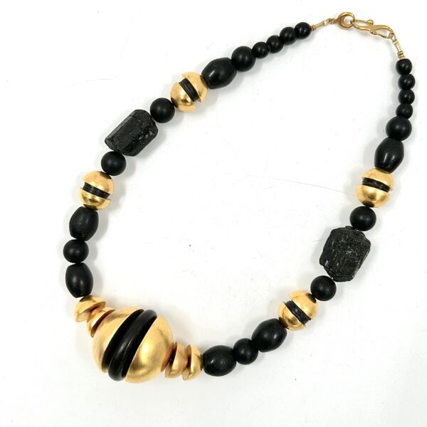 Robert Lee Morris Black & Gold Necklace #1