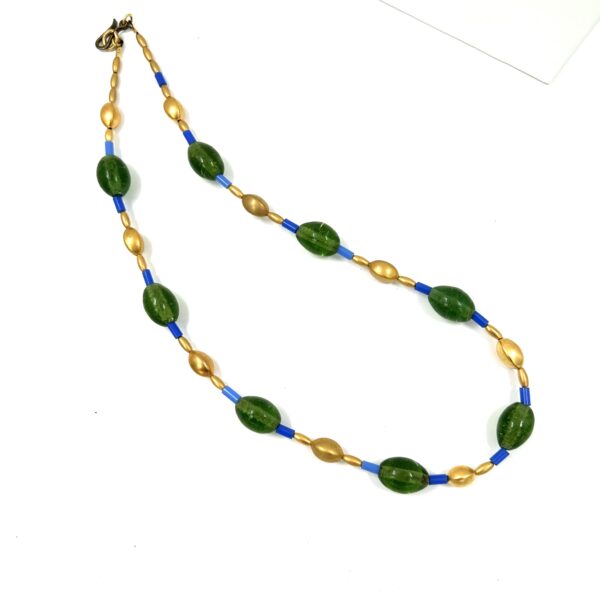 Robert Lee Morris Green Glass Station  Chain