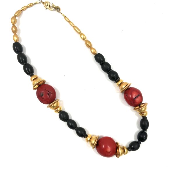 Robert Lee Morris Black & Gold Necklace #9