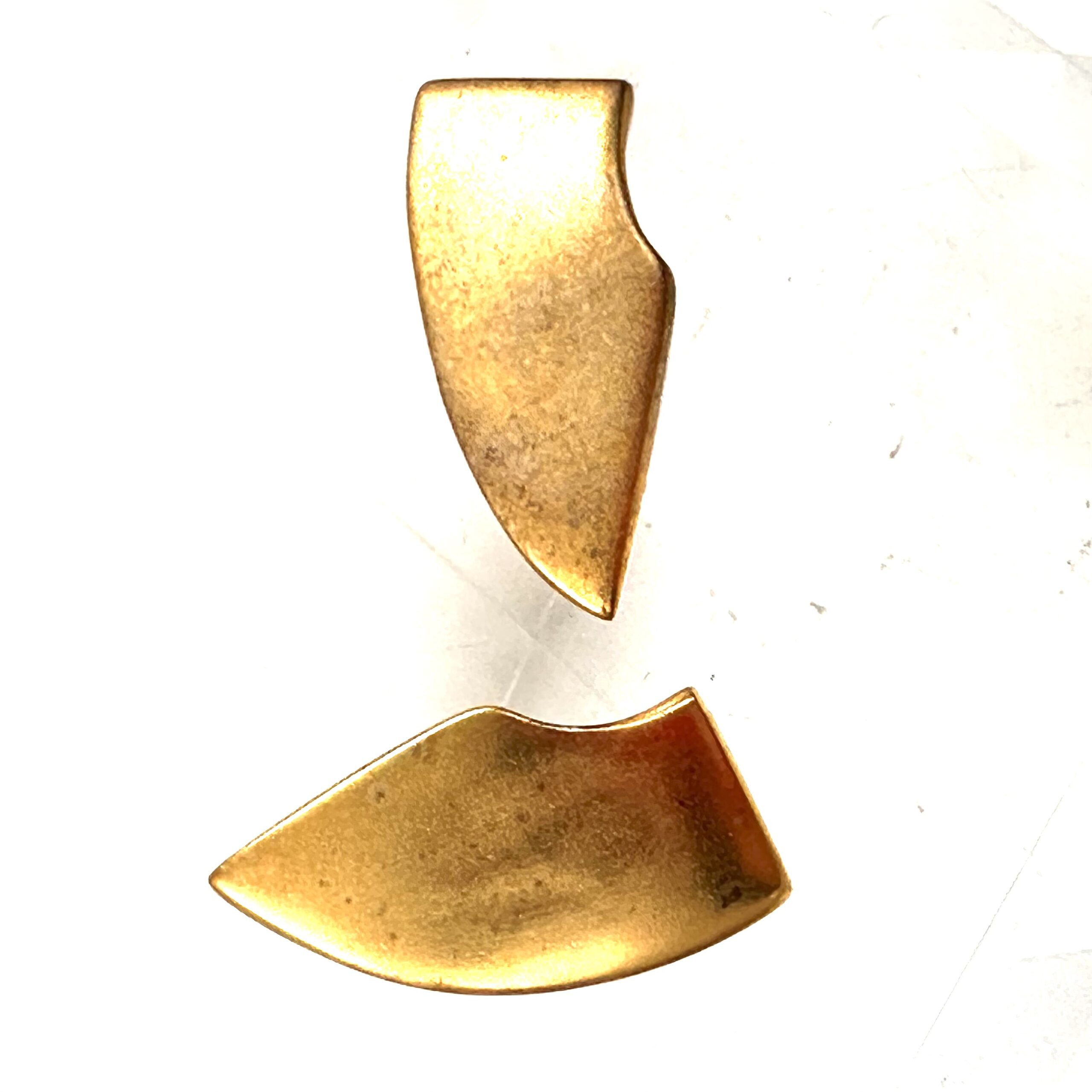 Robert Lee Morris Curved Wedge Earrings