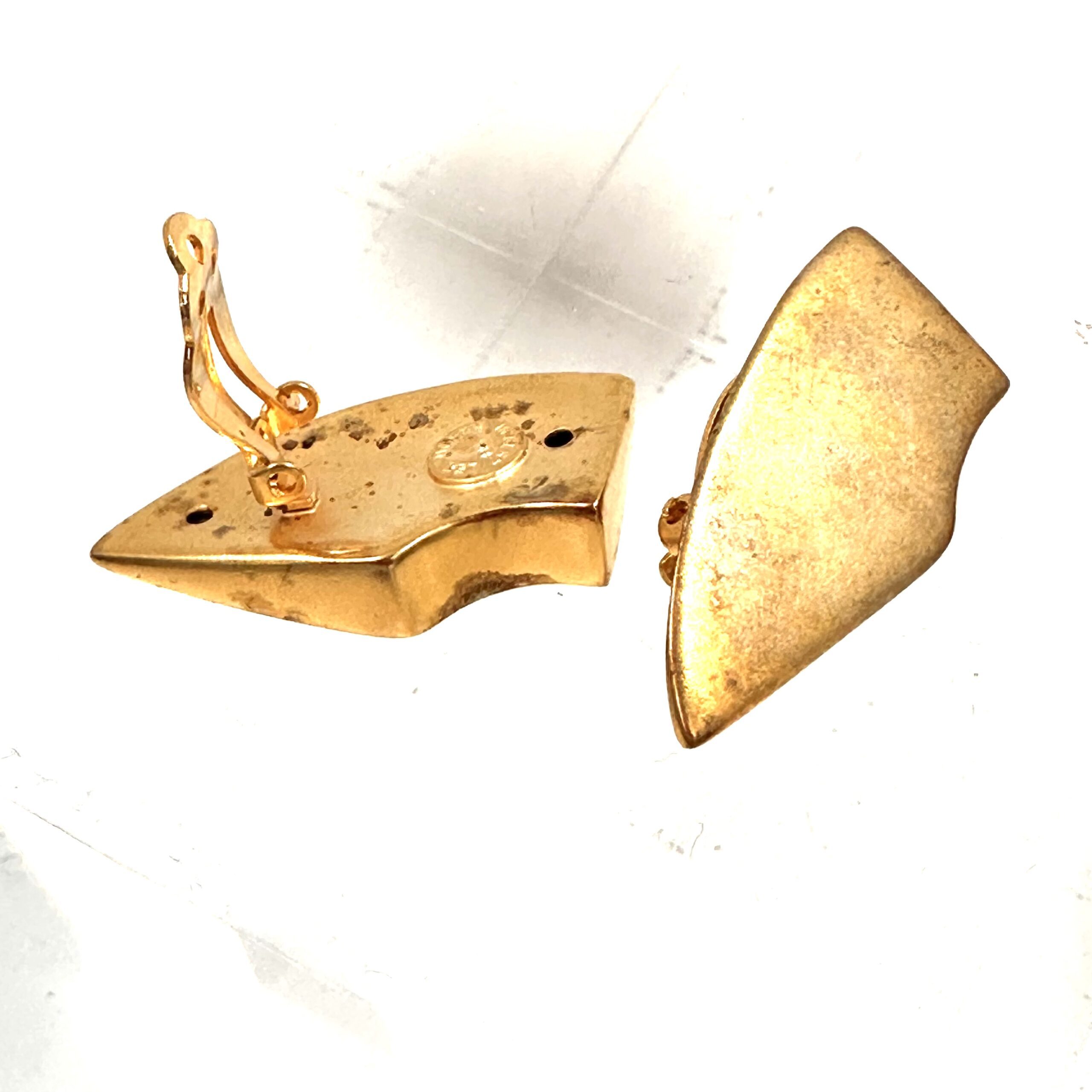 Robert Lee Morris Curved Wedge Earrings - Image 2