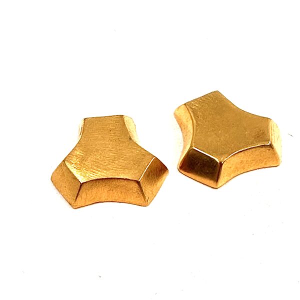 Robert Lee Morris Small Tri Block Stud Earrings