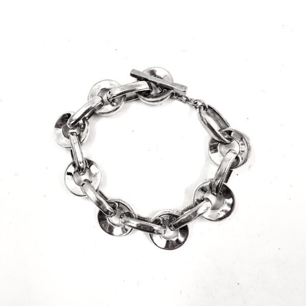 Robert Lee Morris Silver Loopy Link Bracelet