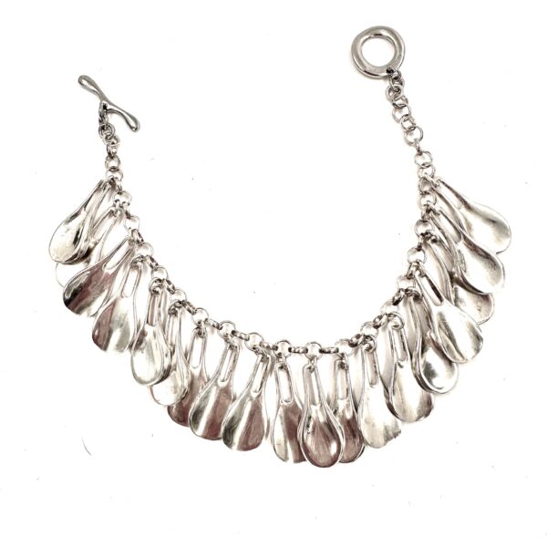 Robert Lee Morris Silver Tears Fringe Bracelet