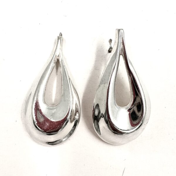 Robert Lee Morris Silver Drip Loop Earring