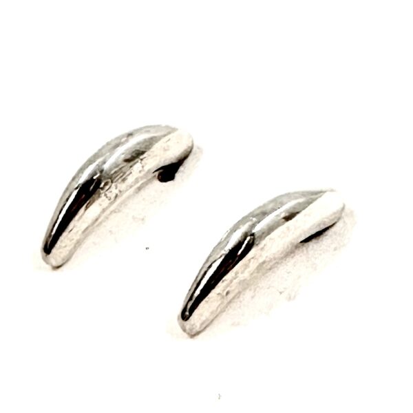 Robert Lee Morris Silver Comma Earrings