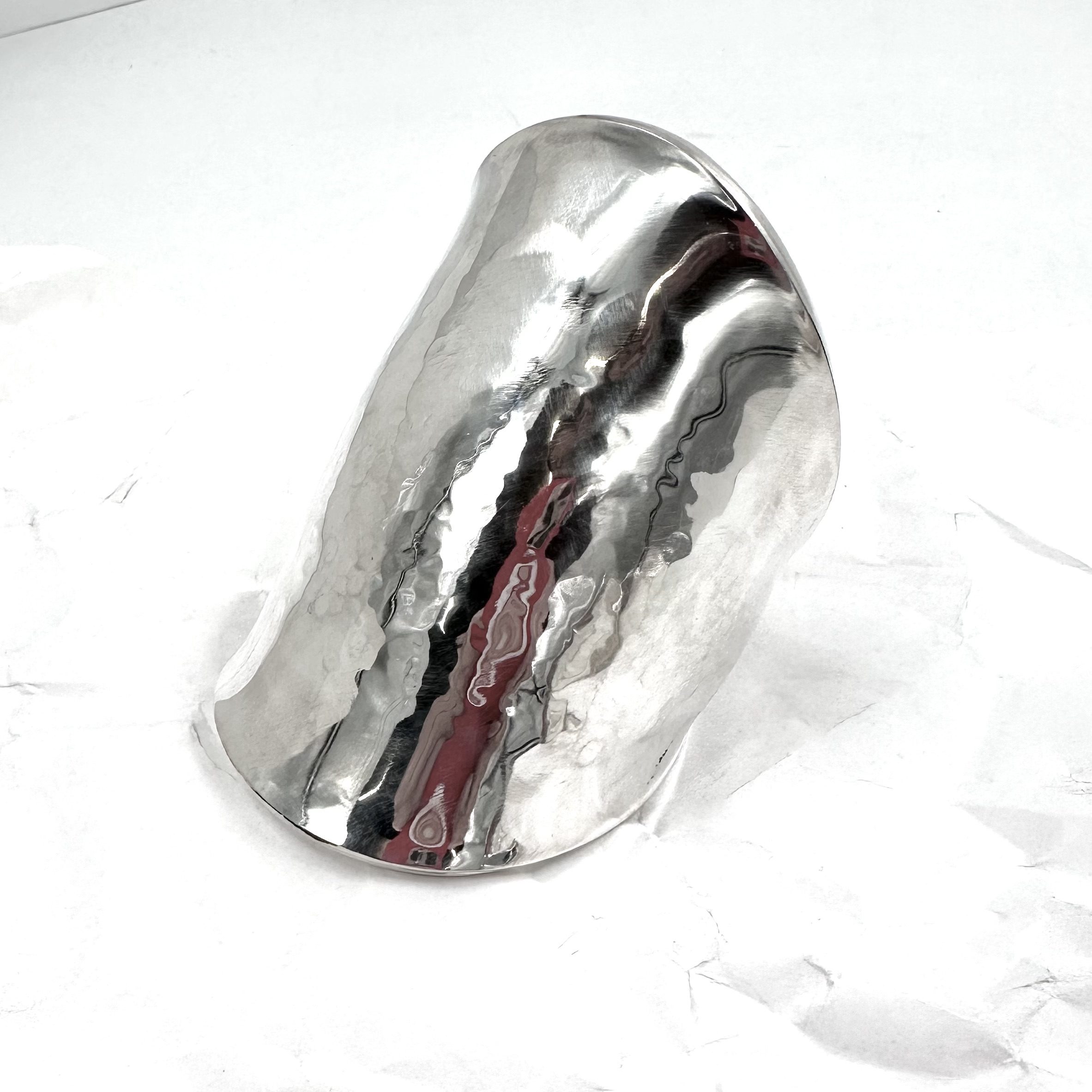 Robert Lee Morris Silver Alpha Cuff #1